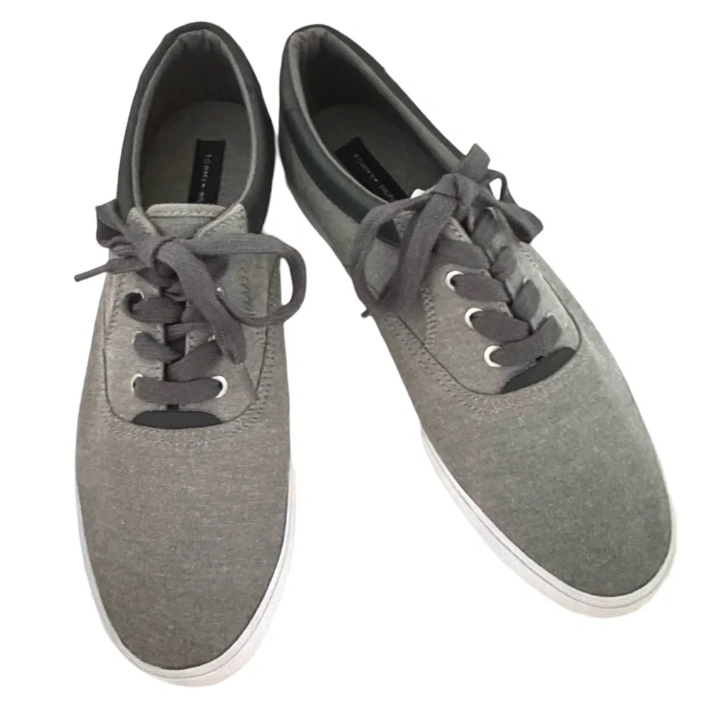 TOMMY HILFIGER • Boat Beach Peril 3 Flag Sneakers Summer Old School Shoes